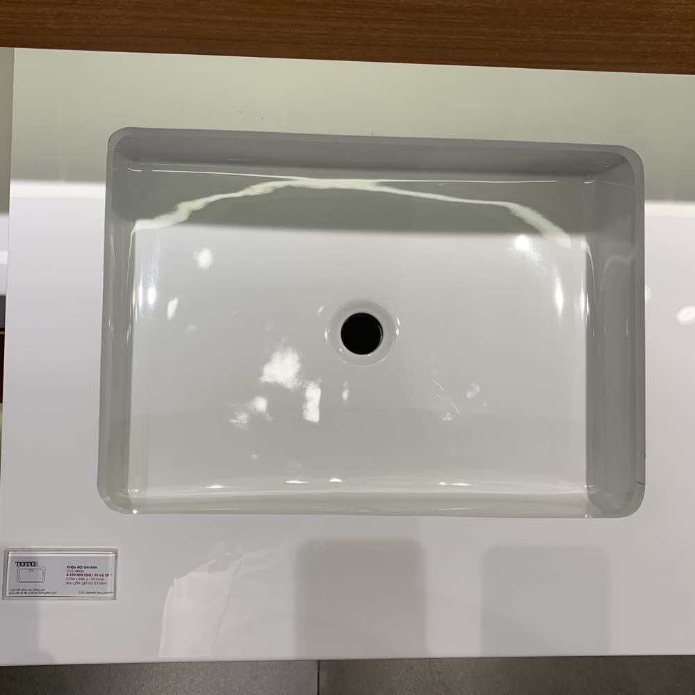 Chậu rửa mặt lavabo âm bàn TOTO LT1515#XW