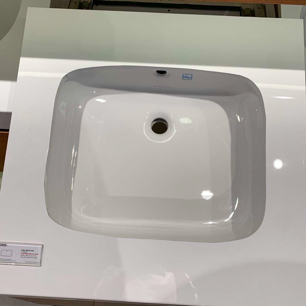 Chậu rửa mặt lavabo âm bàn TOTO LT765#XW