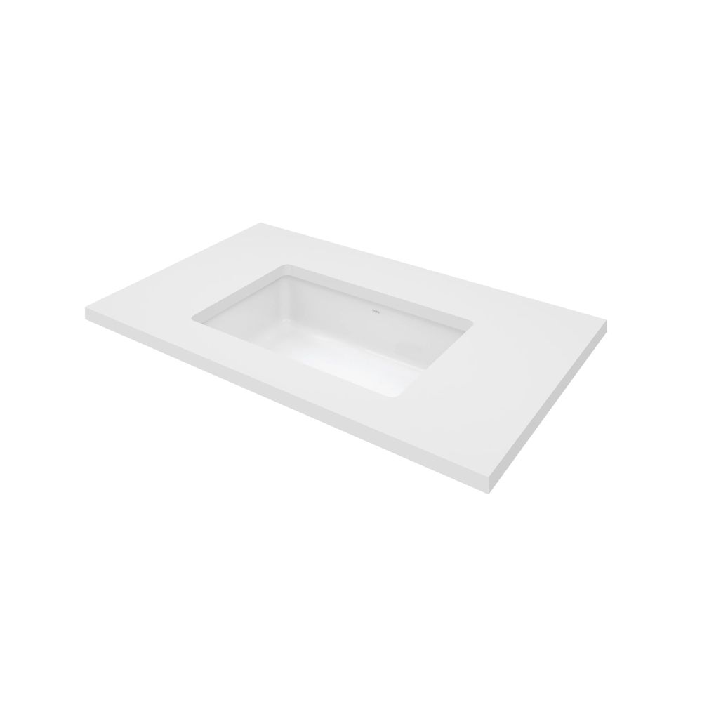 Chậu lavabo TOTO LW1555BA#XW/TL516GV âm bàn kèm giá đỡ
