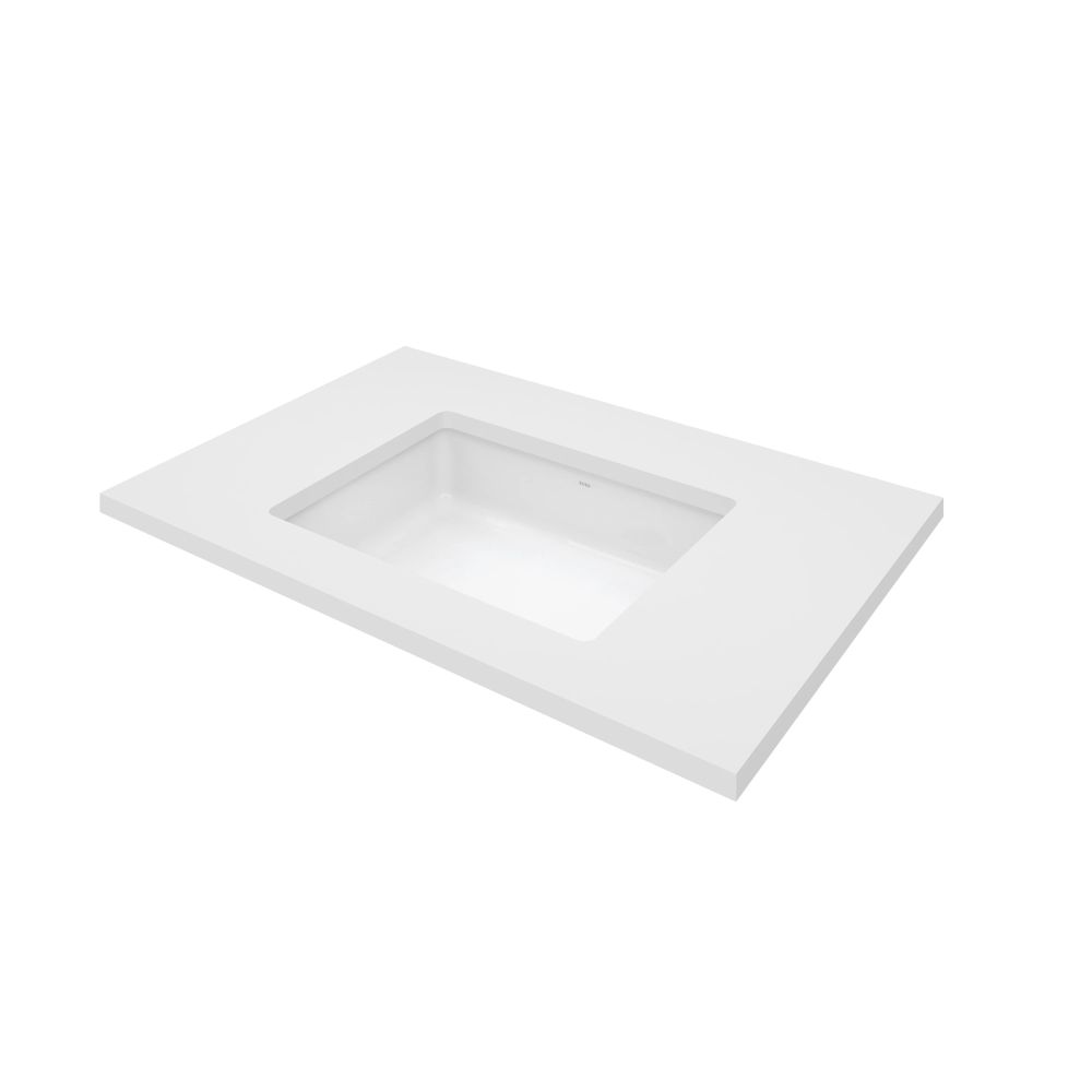 Chậu lavabo âm bàn TOTO LW1556A#XW/TL516GV kèm giá đỡ