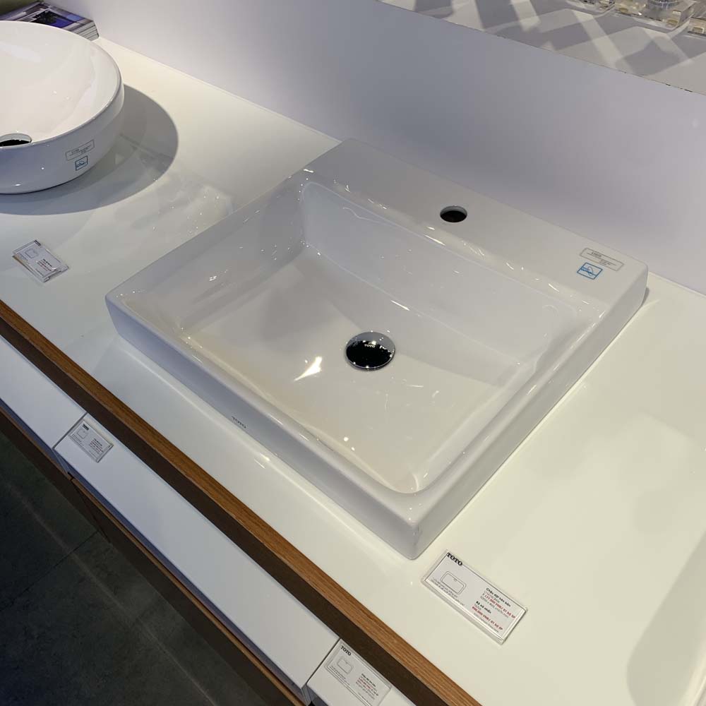 Chậu rửa lavabo đặt bàn TOTO LT1615C 1 lỗ