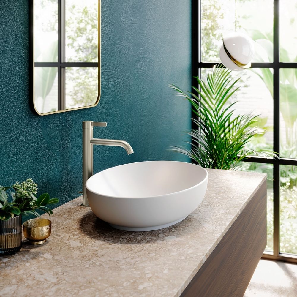 Chậu rửa lavabo đặt bàn TOTO LT1705#MW (LT1705MW) màu trắng mờ