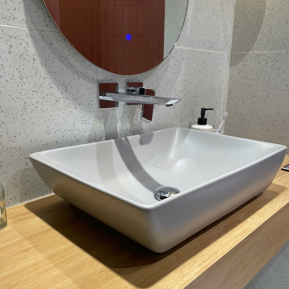 Chậu rửa lavabo đặt bàn TOTO LT1735#MGR (LT1735MGR) màu xám mờ