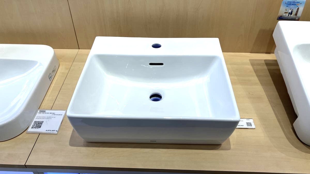 Chậu rửa lavabo đặt bàn TOTO LT328CTR