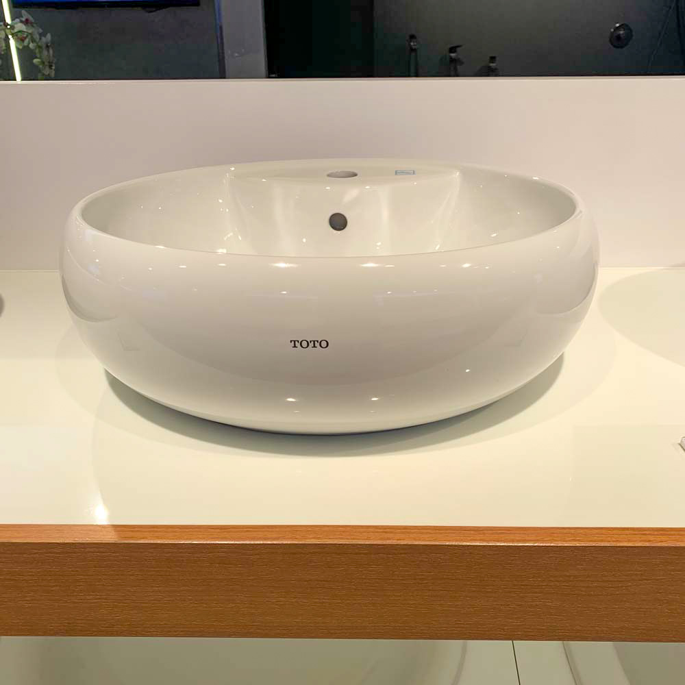 Chậu rửa lavabo đặt bàn TOTO LT367CR (LT367CT)