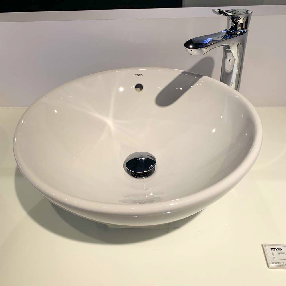 Chậu rửa lavabo đặt bàn TOTO LT523S
