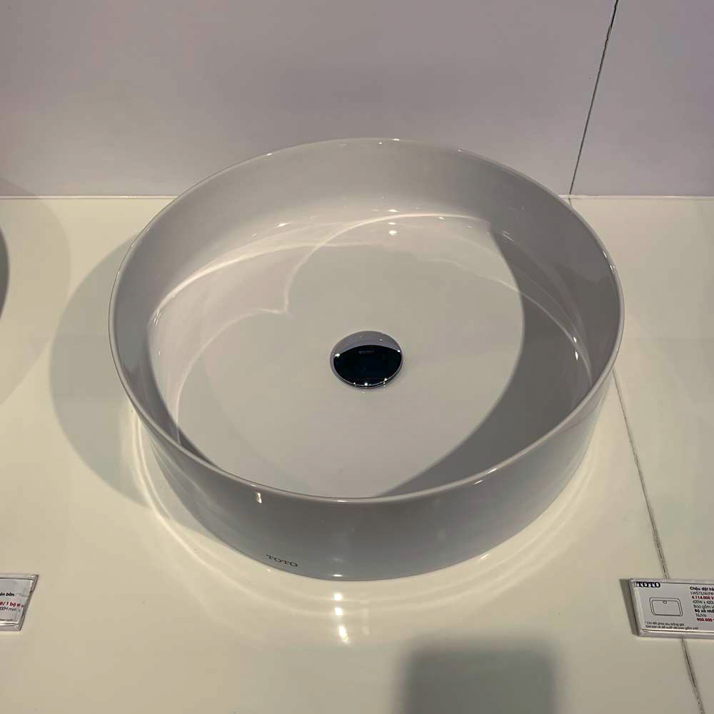 Chậu rửa lavabo đặt bàn TOTO LW573JWF