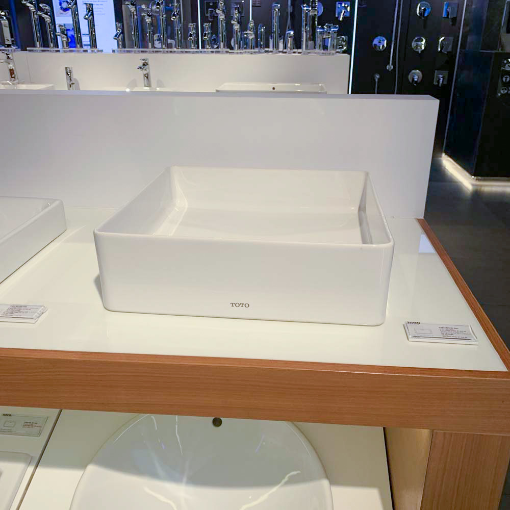 Chậu rửa lavabo đặt bàn TOTO LW574JWF