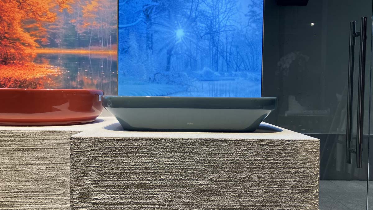 Chậu rửa lavabo đặt bàn TOTO LW630JDW/F#ASB (LW630JDWFASB) màu xanh tro