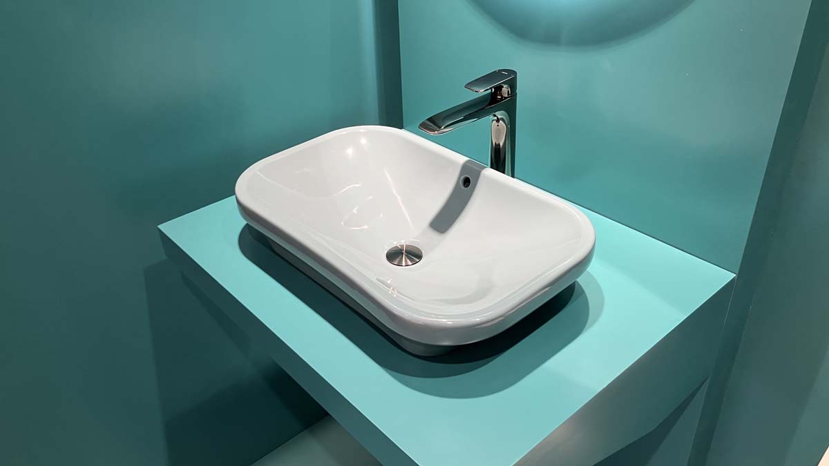 Chậu rửa lavabo đặt bàn TOTO LW630JDW/F#ASB (LW630JDWFASB) màu xanh tro