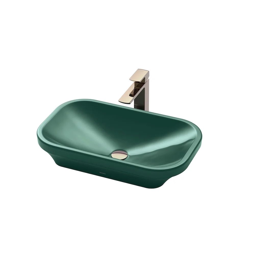 Chậu rửa lavabo đặt bàn TOTO LW630JDW/F#FRG (LW630JDWFFRG) màu xanh lá