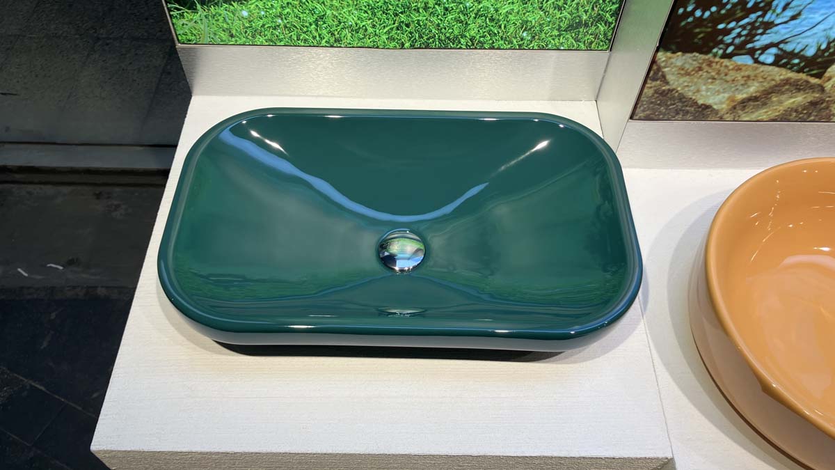 Chậu rửa lavabo đặt bàn TOTO LW630JDW/F#FRG (LW630JDWFFRG) màu xanh lá