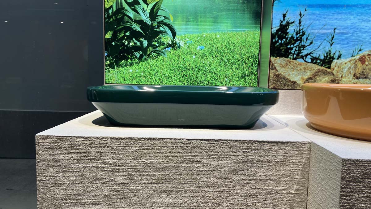 Chậu rửa lavabo đặt bàn TOTO LW630JDW/F#FRG (LW630JDWFFRG) màu xanh lá