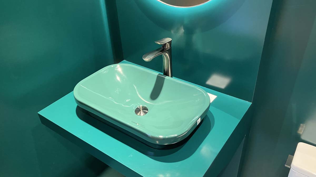 Chậu rửa lavabo đặt bàn TOTO LW630JDW/F#FRG (LW630JDWFFRG) màu xanh lá