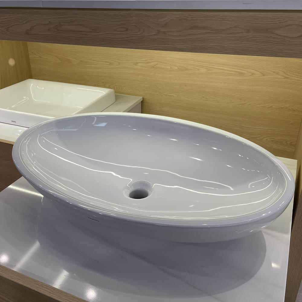 Chậu rửa lavabo đặt bàn TOTO LW818JW/F