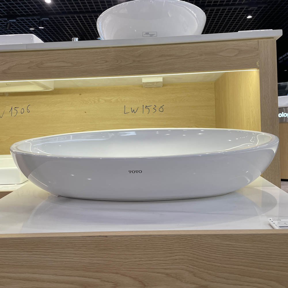 Chậu rửa lavabo đặt bàn TOTO LW818JW/F