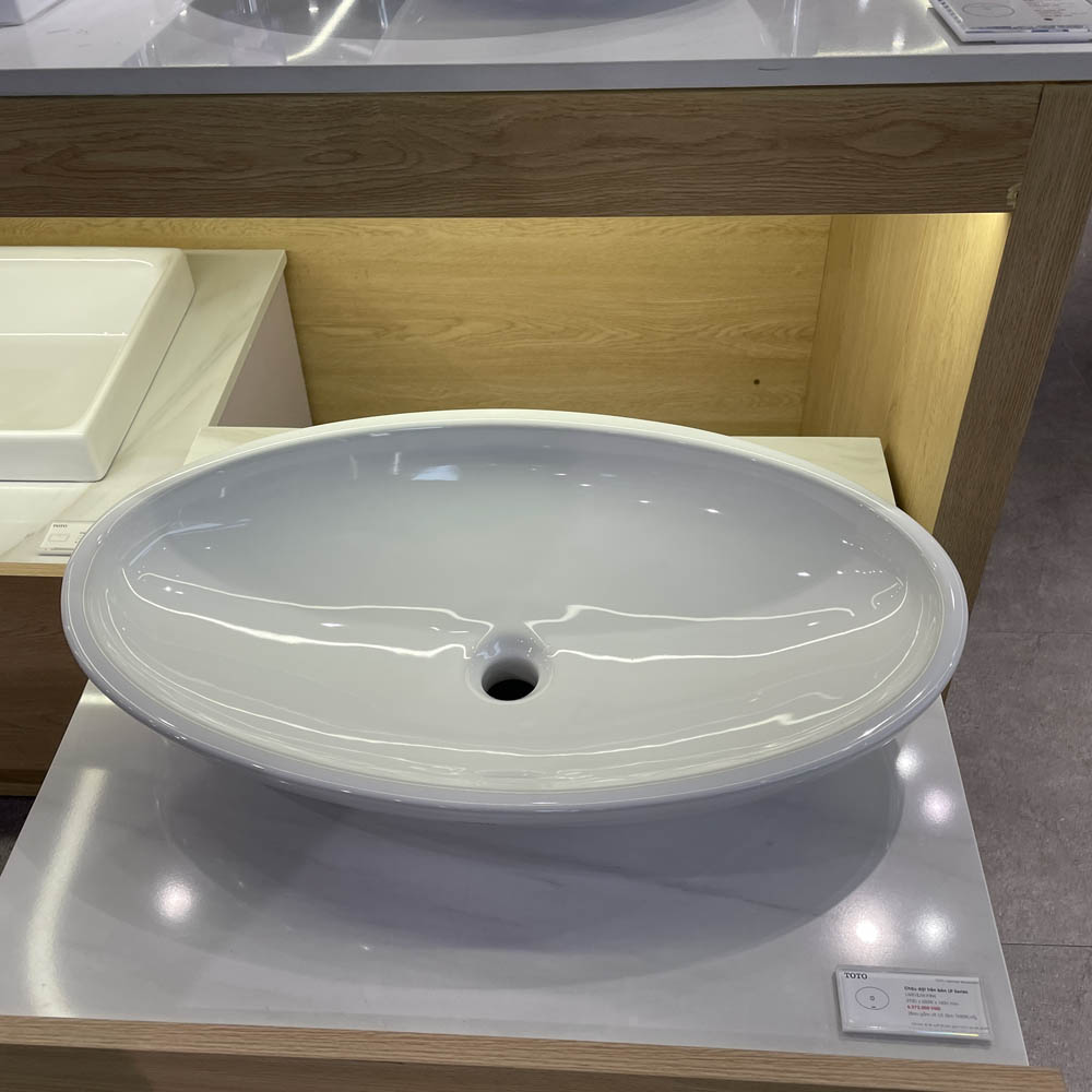 Chậu rửa lavabo đặt bàn TOTO LW818JW/F