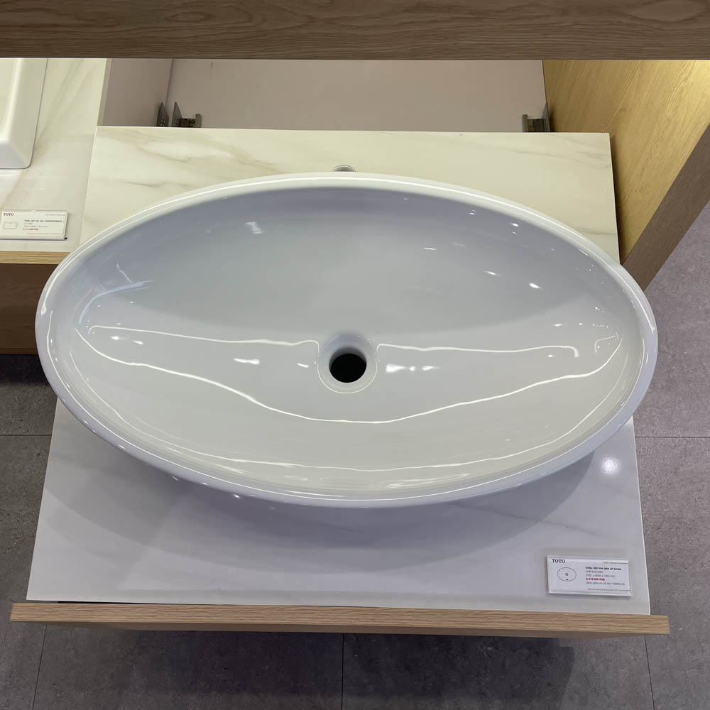 Chậu rửa lavabo đặt bàn TOTO LW818JW/F