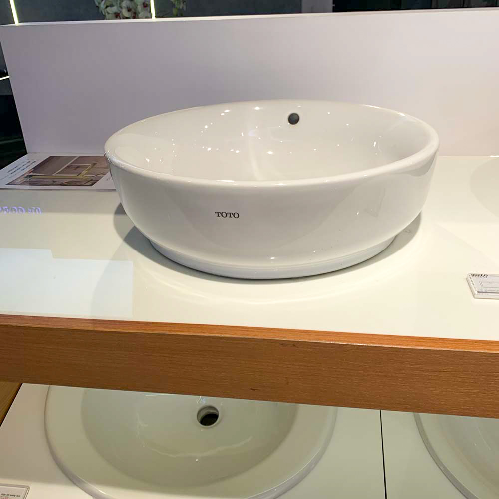 Chậu rửa lavabo đặt bàn TOTO LW895JW/F