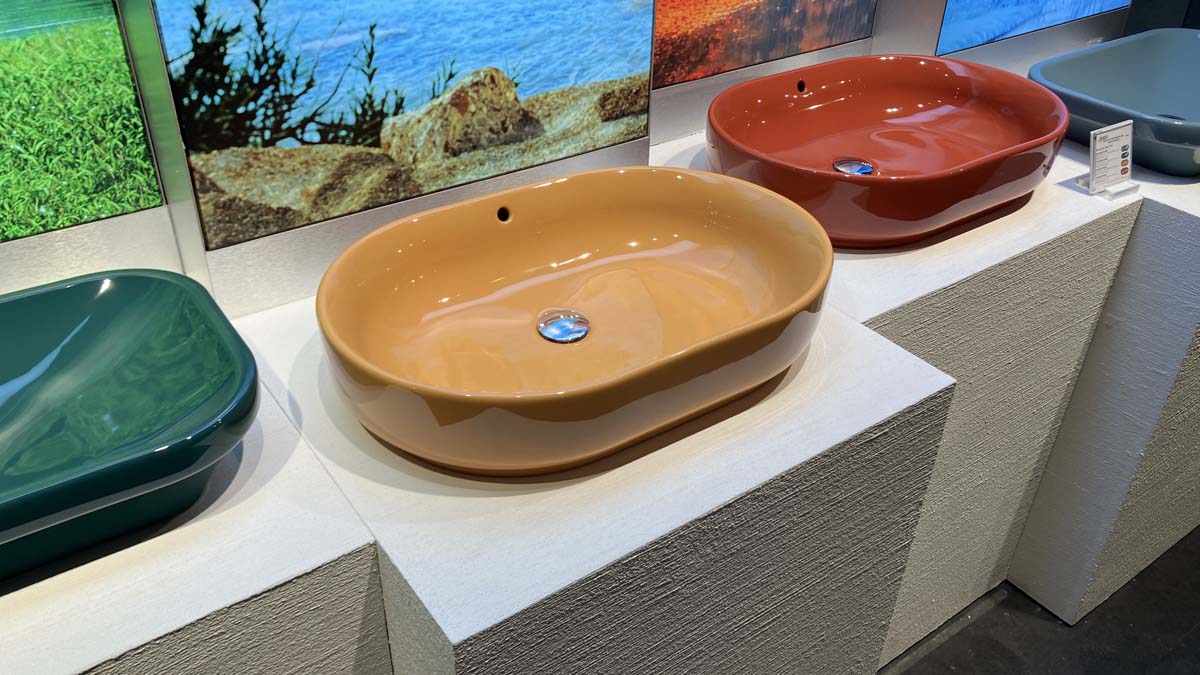 Chậu rửa lavabo đặt bàn TOTO LW896JW/F#MDR (LW896JWFMDR) màu cam vàng