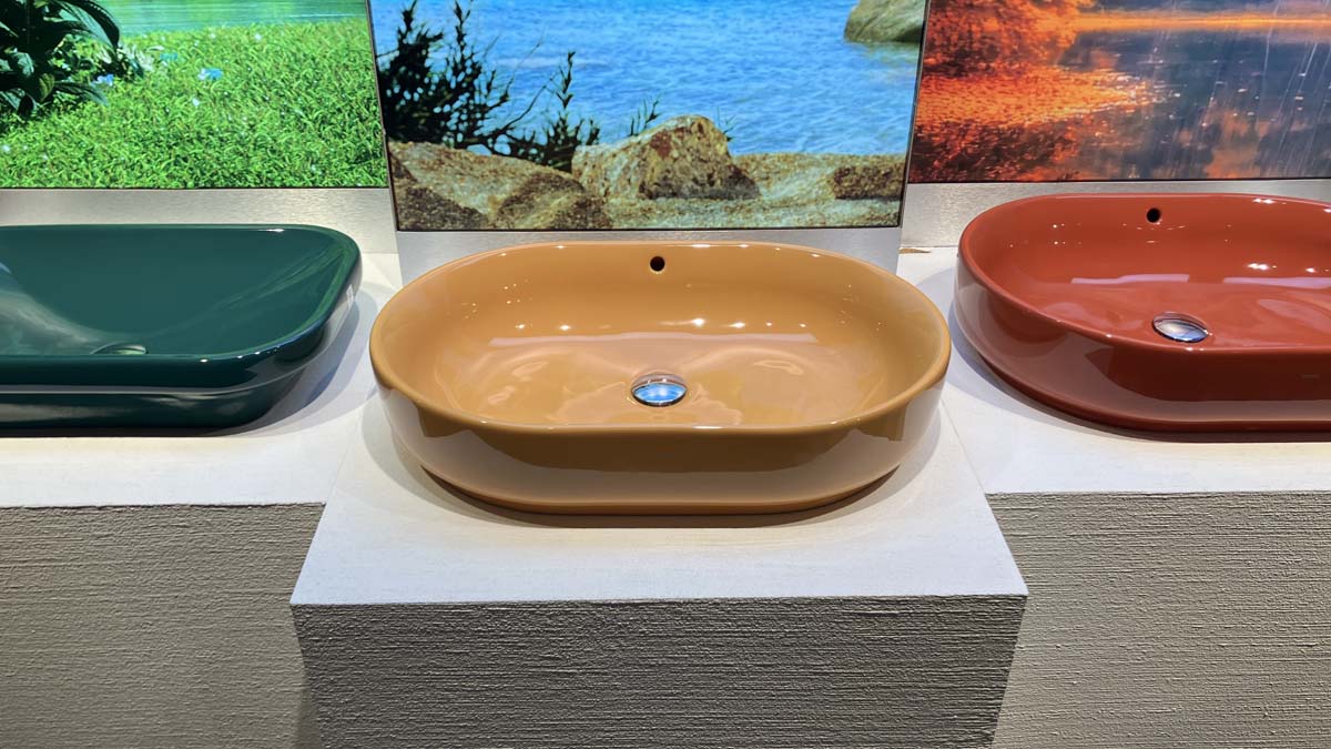 Chậu rửa lavabo đặt bàn TOTO LW896JW/F#MDR (LW896JWFMDR) màu cam vàng