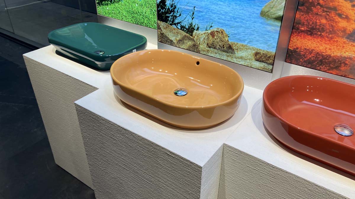 Chậu rửa lavabo đặt bàn TOTO LW896JW/F#MDR (LW896JWFMDR) màu cam vàng