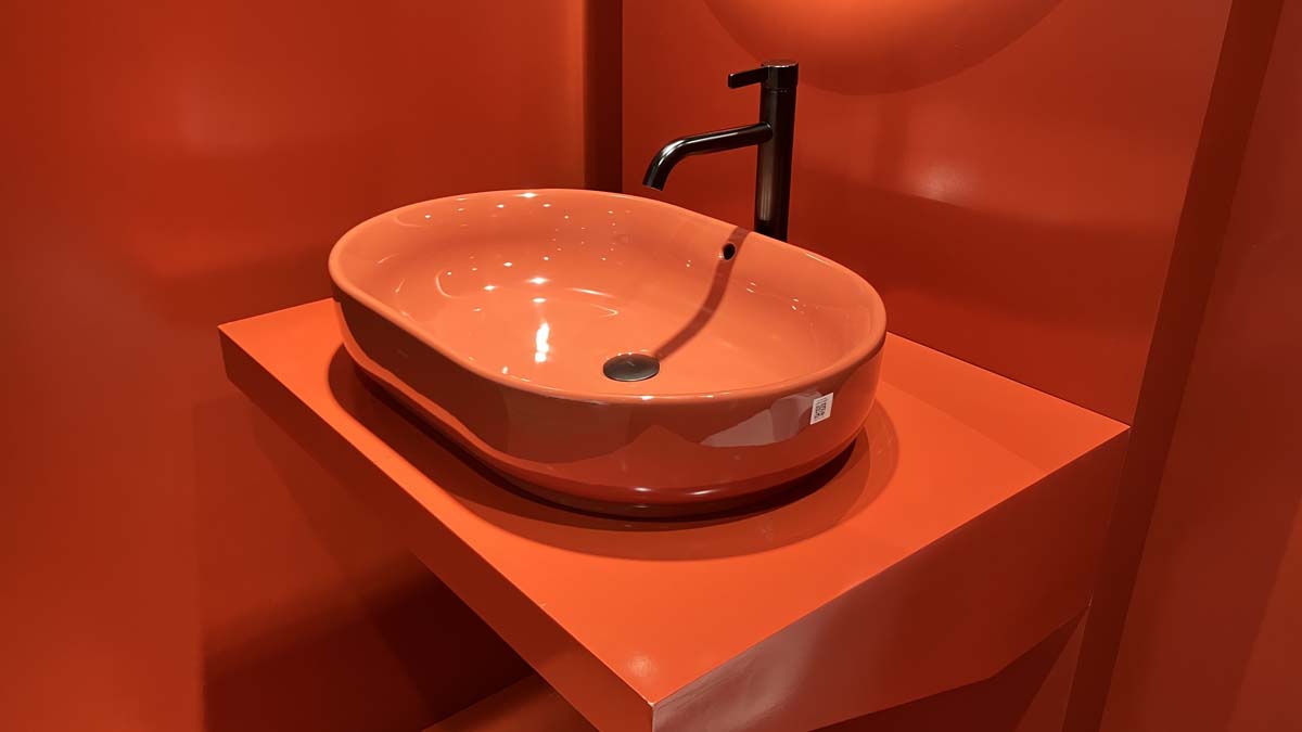 Chậu rửa lavabo đặt bàn TOTO LW896JW/F#SCR (LW896JWFSCR) màu đỏ