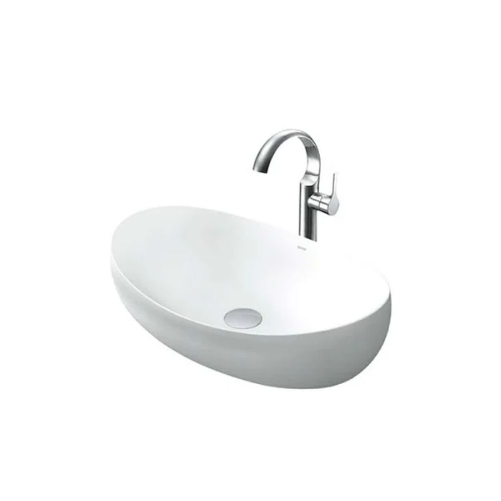 Chậu lavabo đặt bàn Galalato TOTO PJS01WE#GW (PJS01WEGW) trắng bóng