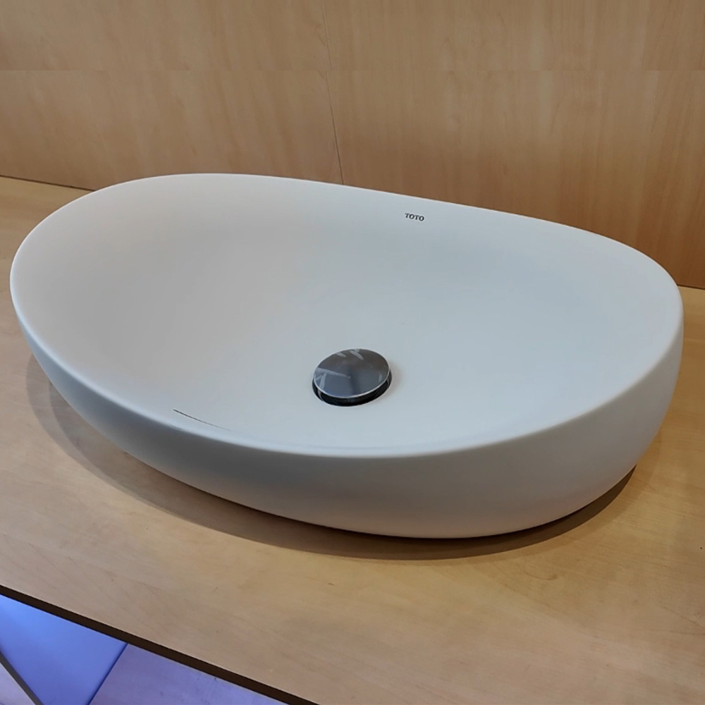 Chậu lavabo đặt bàn Galalato TOTO PJS01WE#MW (PJS01WEMW) trắng mờ