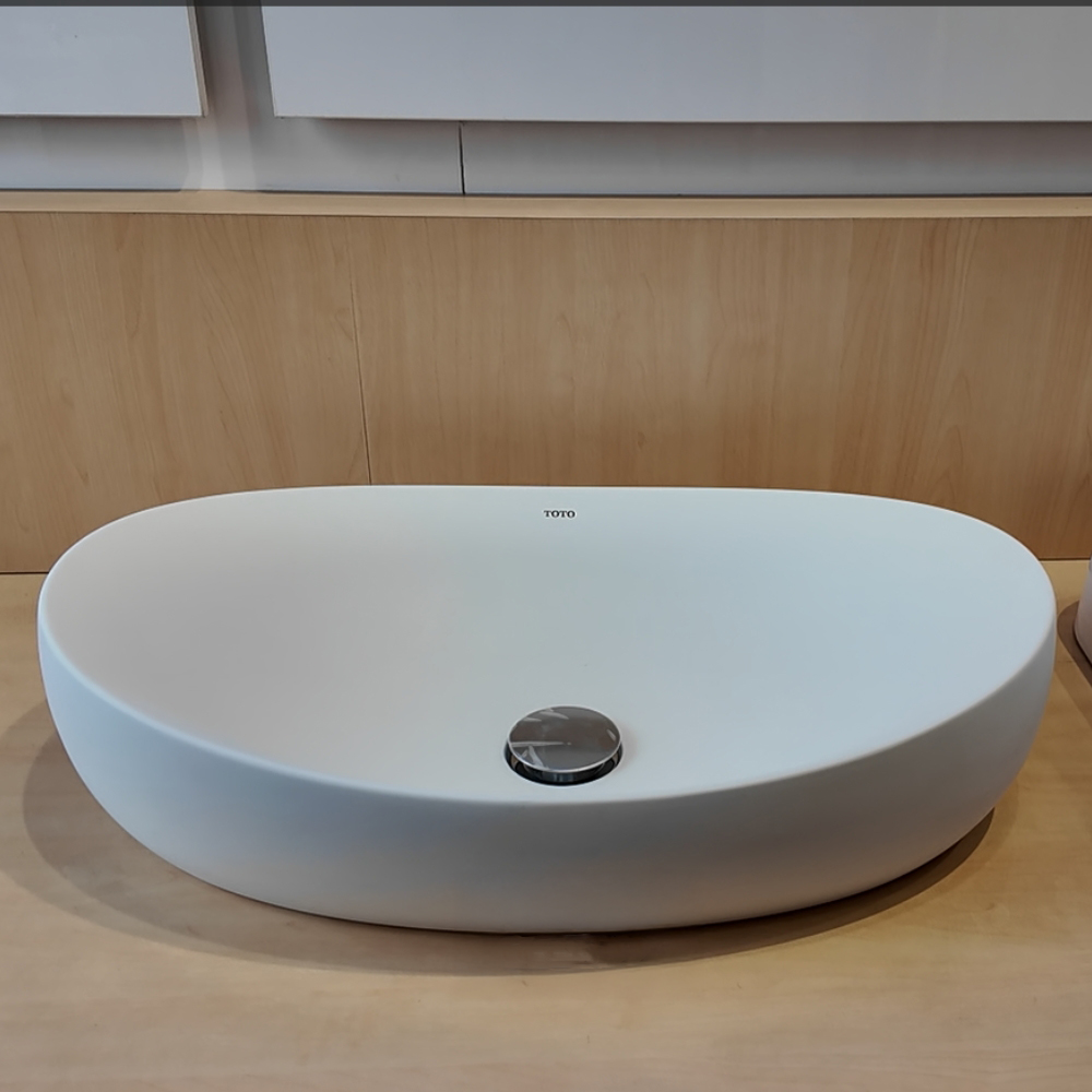 Chậu lavabo đặt bàn Galalato TOTO PJS01WE#MW (PJS01WEMW) trắng mờ