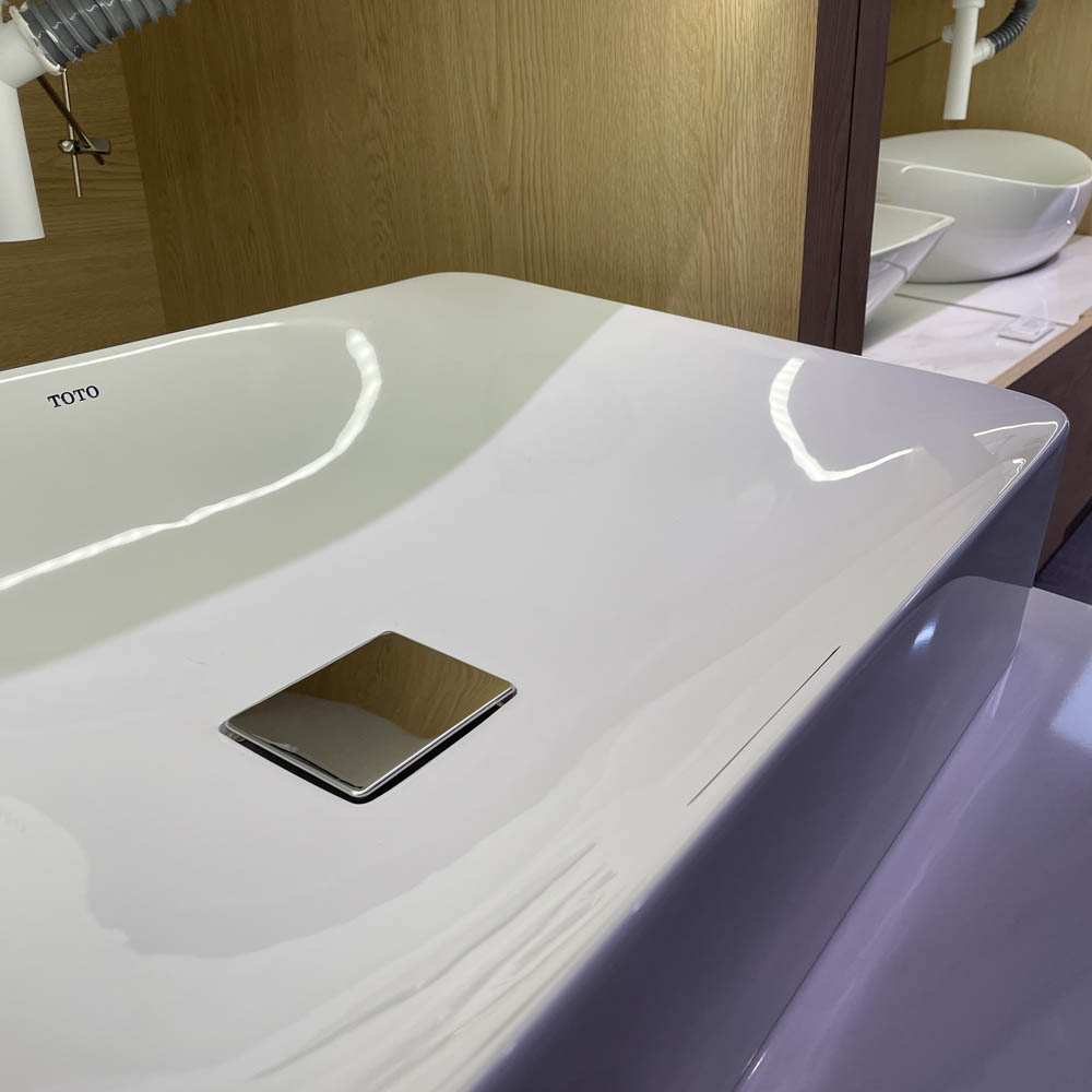 Chậu lavabo đặt bàn Galalato TOTO PJS03WE#GW (PJS03WEGW) trắng bóng