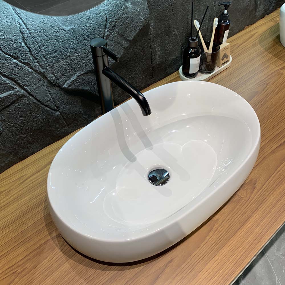 Chậu lavabo đặt bàn Galalato TOTO PJS05WE#GW (PJS05WEGW) trắng bóng