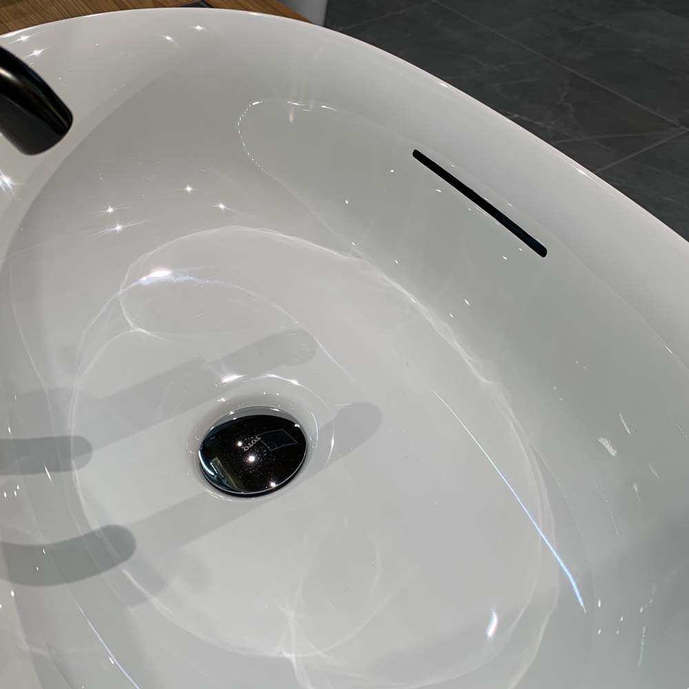 Chậu lavabo đặt bàn Galalato TOTO PJS05WE#GW (PJS05WEGW) trắng bóng