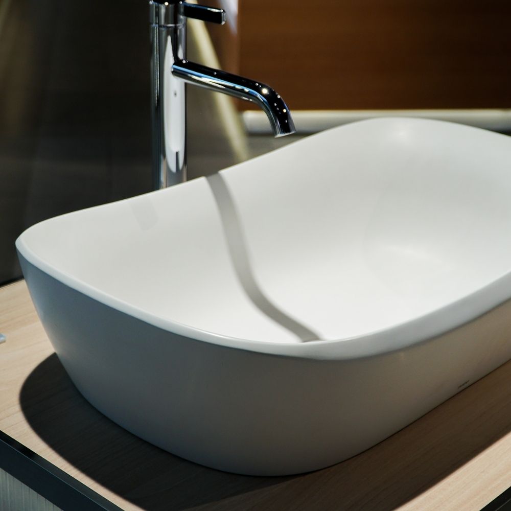 Chậu lavabo đặt bàn Galalato TOTO PJS07WE#MW (PJS07WEMW) trắng mờ