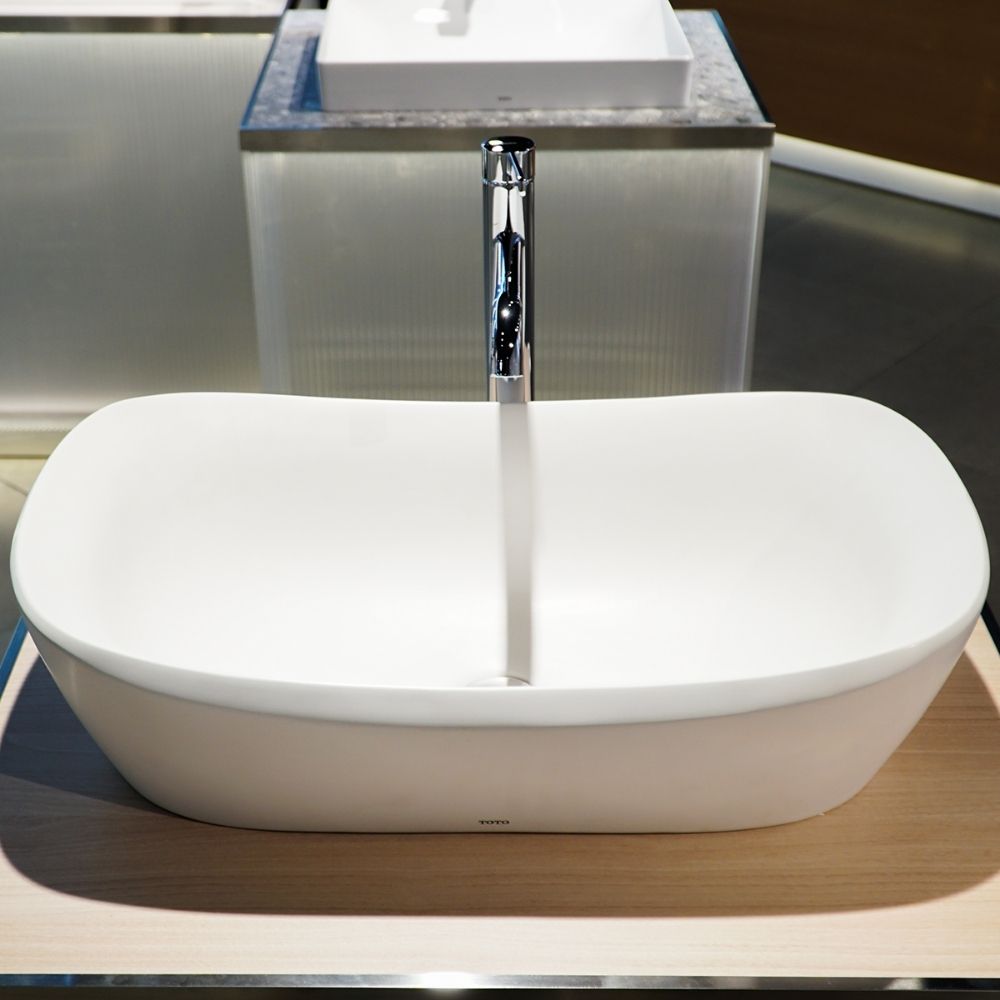 Chậu lavabo đặt bàn Galalato TOTO PJS07WE#MW (PJS07WEMW) trắng mờ