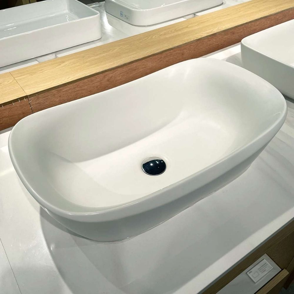 Chậu lavabo đặt bàn Galalato TOTO PJS07WE#MW (PJS07WEMW) trắng mờ