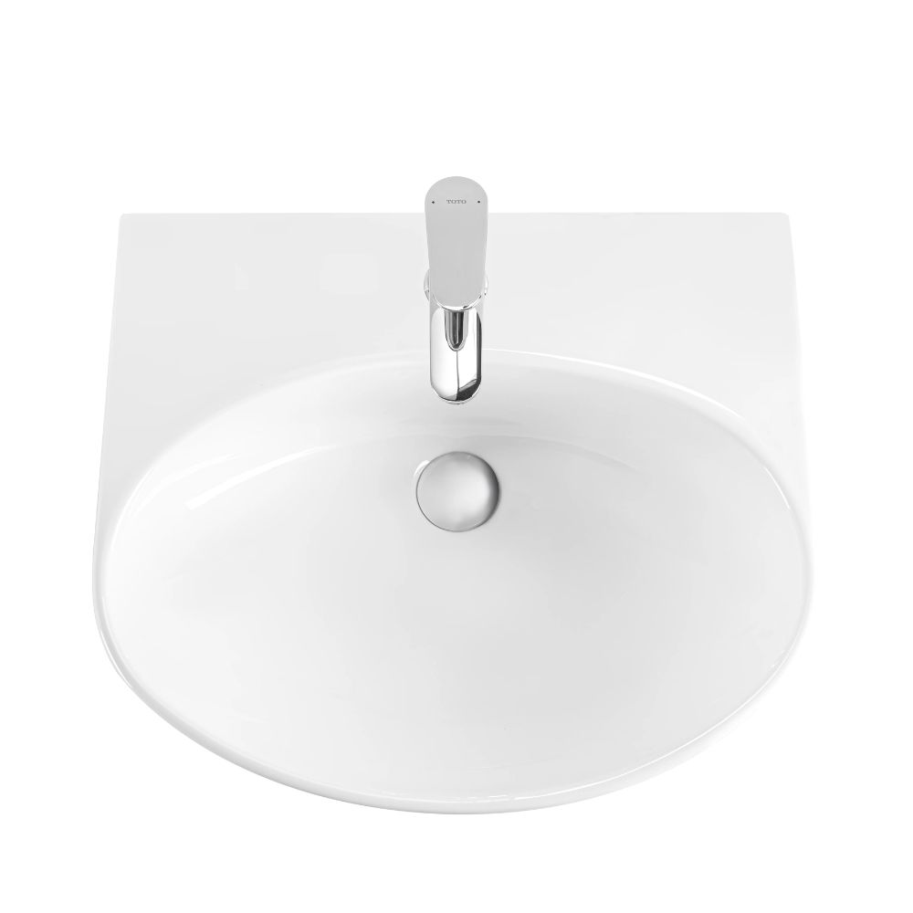 Chậu rửa lavabo treo tường TOTO LHT333C#XW chân lửng