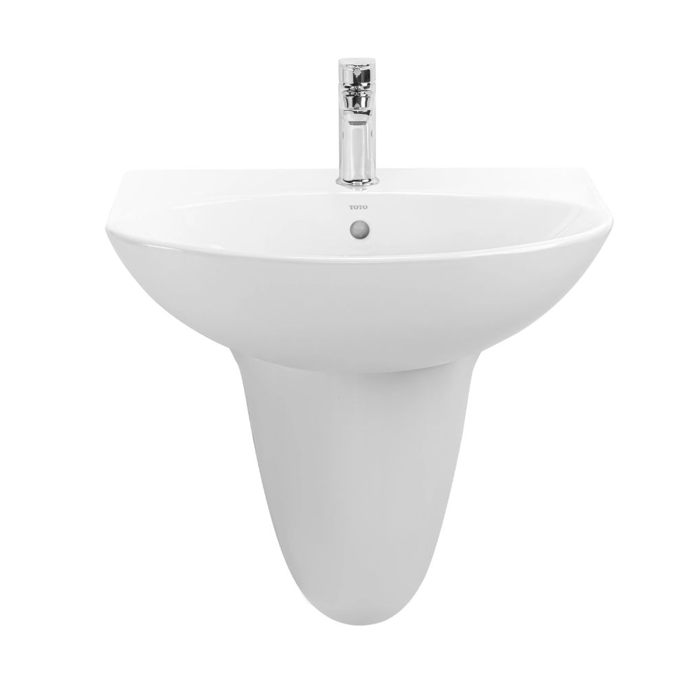 Chậu rửa lavabo treo tường TOTO LHT333C#XW chân lửng