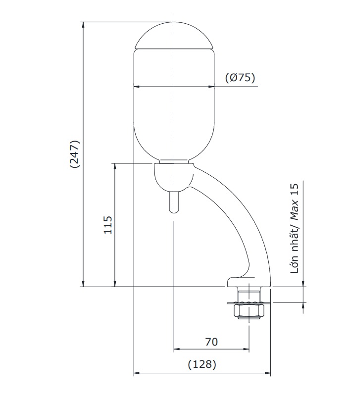 Bản vẽ hộp đựng xà phòng TS126 AR TOTO