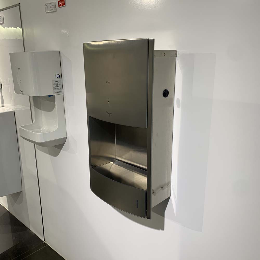 Máy sấy tay âm tường TOTO TYC602 có khay hứng nước