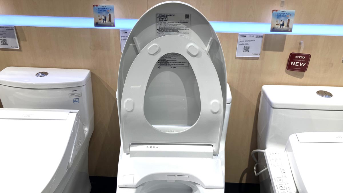 Nắp bồn cầu thông minh Washlet S5 TOTO TCF34461GAA (W25)