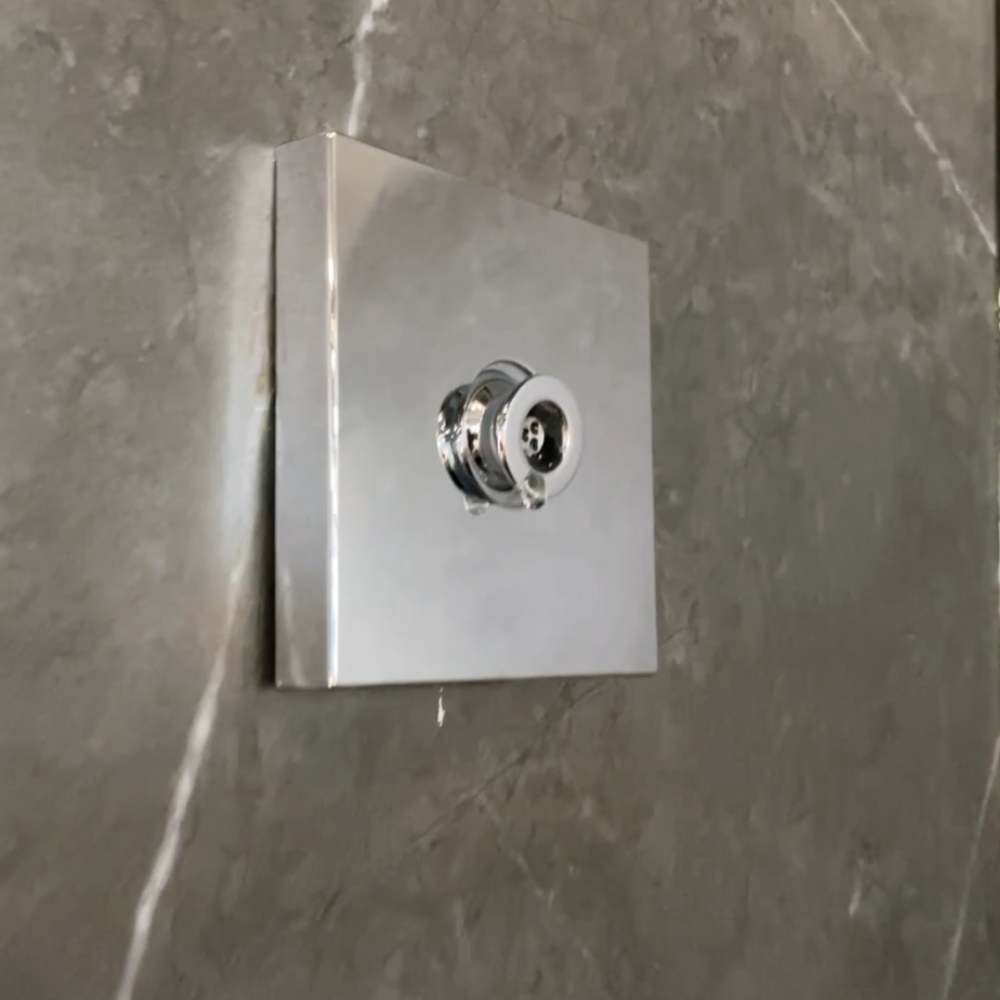 Đầu phun sen TOTO TBW08008A âm tường dòng G loại vuông 1 chế độ