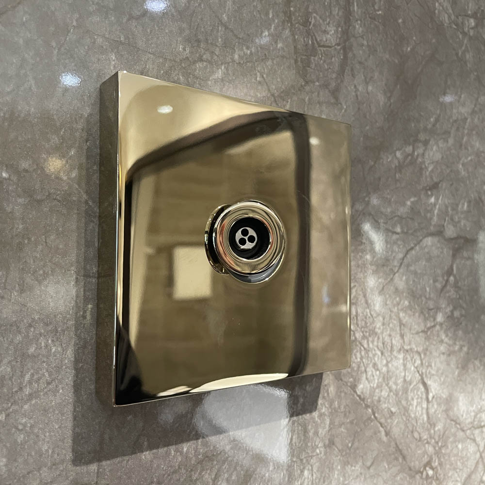 Đầu phun sen TOTO TBW08008A âm tường dòng G loại vuông 1 chế độ