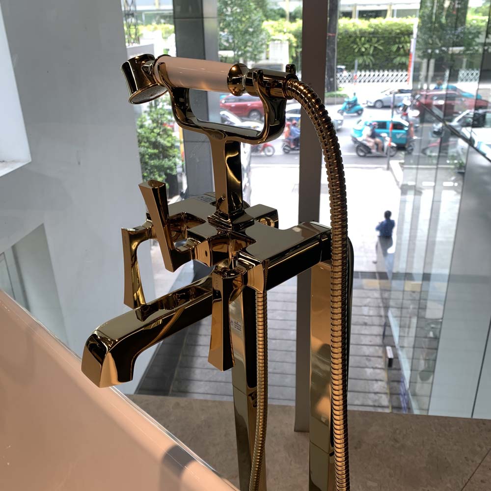 Vòi sen tắm xả bồn nóng lạnh Aerial Pulse TOTO DM209CF#PG