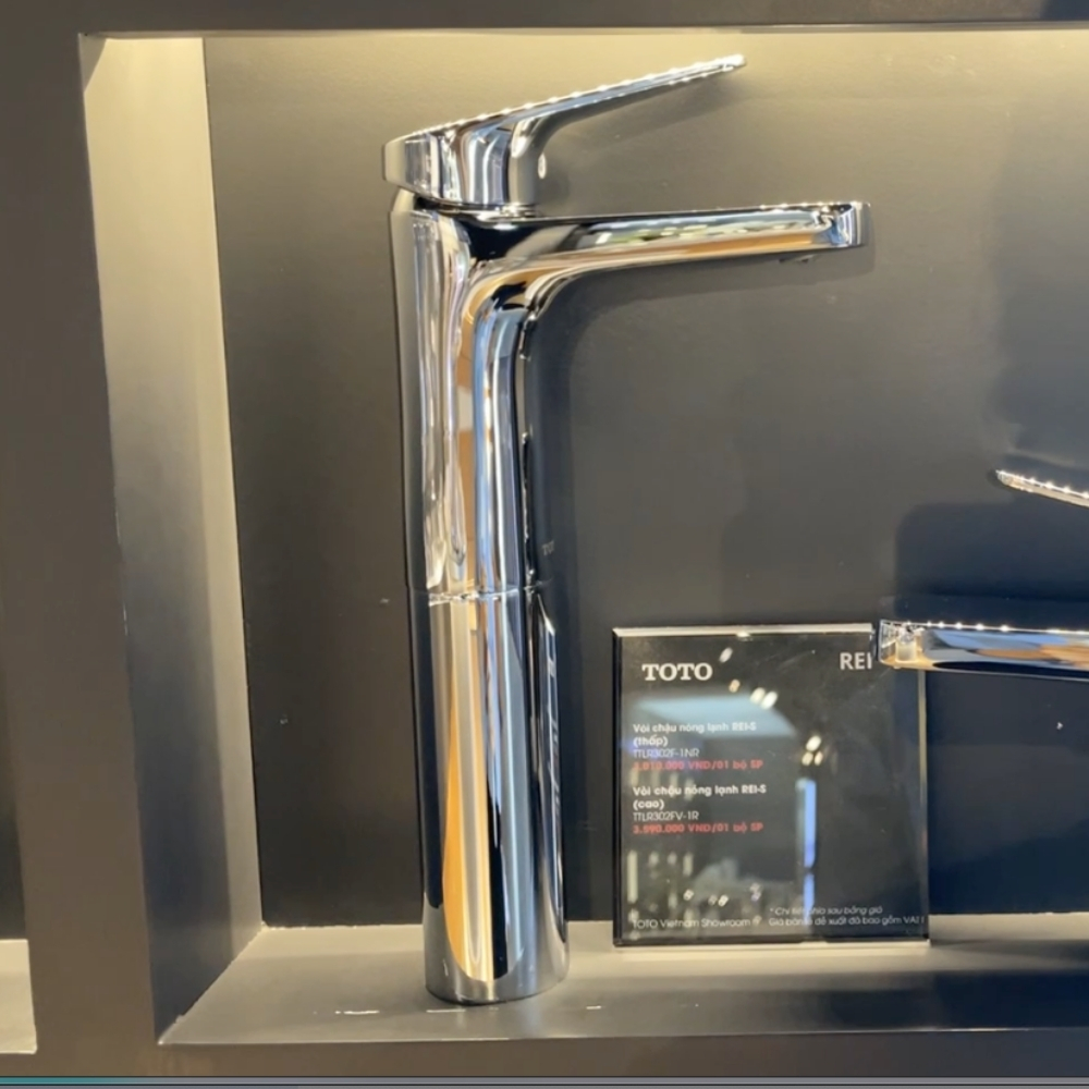 Vòi lavabo nóng lạnh Rei-S TOTO TTLR302FV-1R