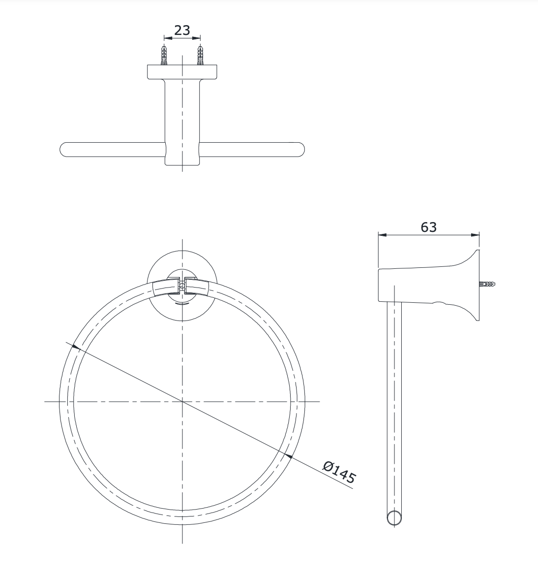 Vòng treo khăn TOTO DSR01