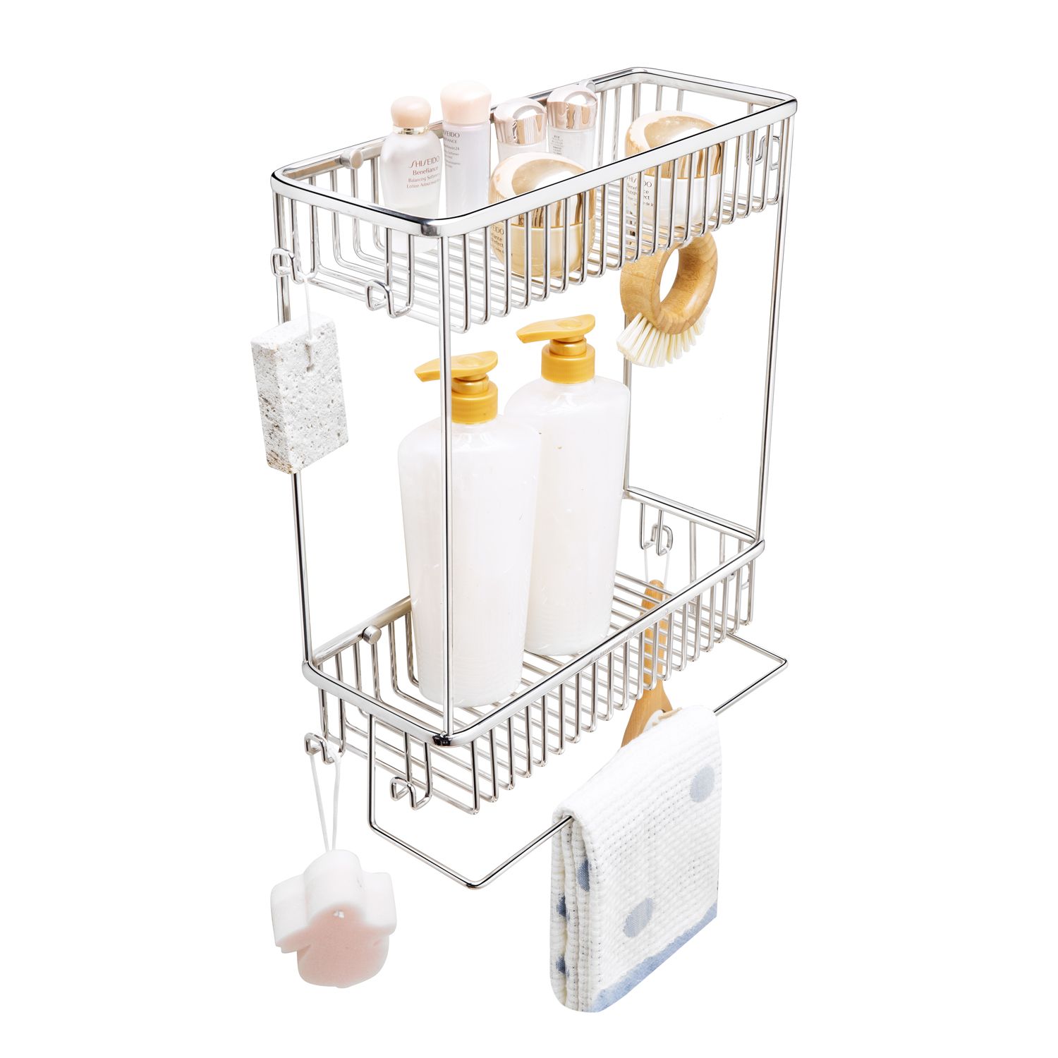 Kệ xà bông lưới đa năng 2 tầng inox 304 Tovashu L3T