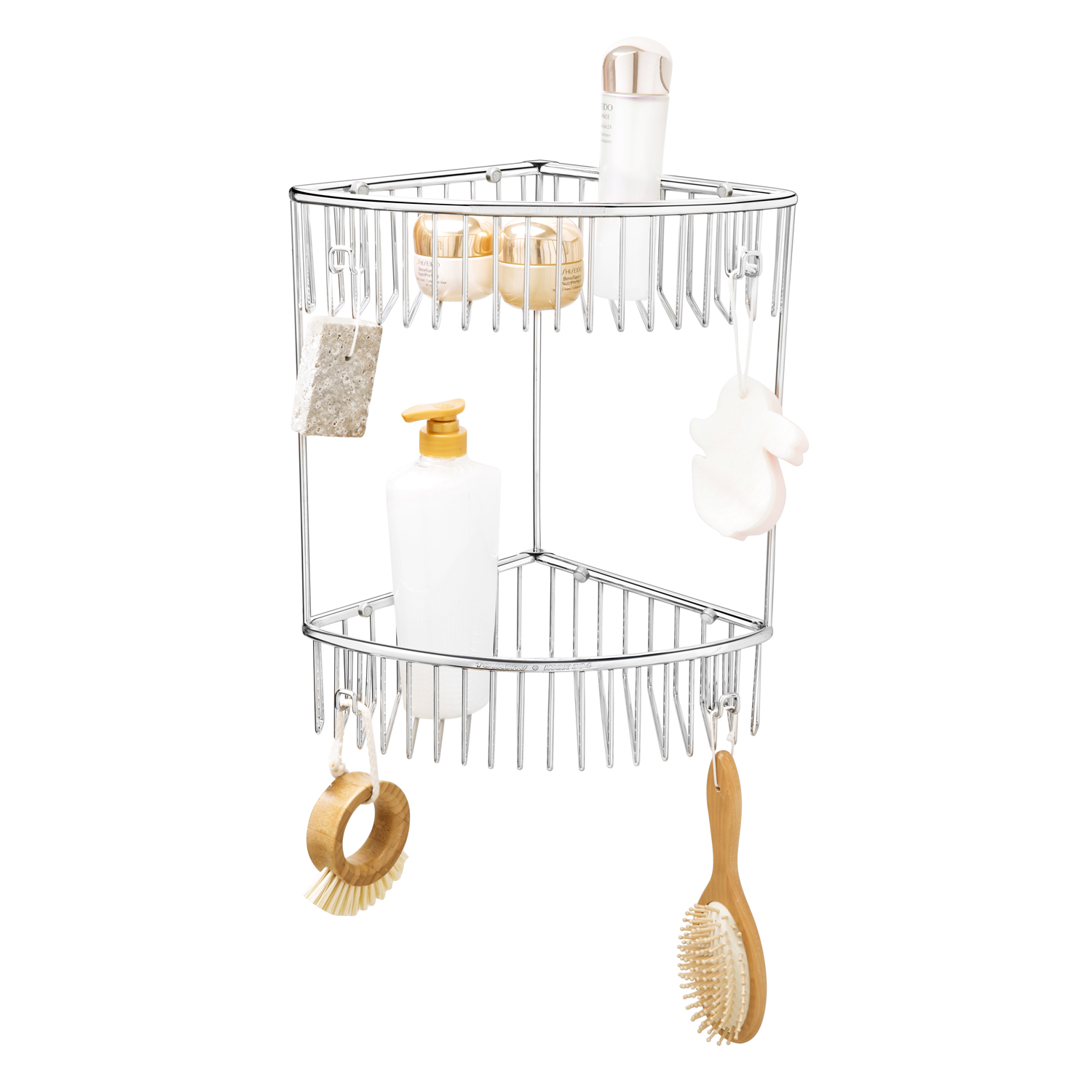 Kệ lưới góc 2 tầng inox 304 Tovashu LG2