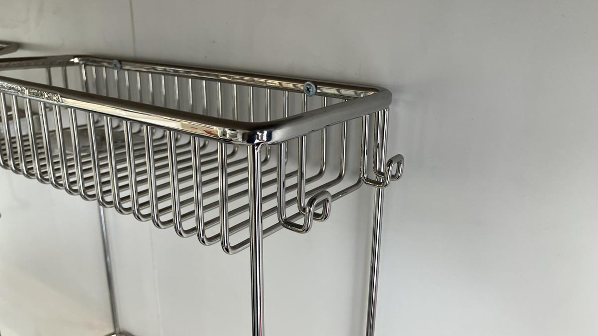 Kệ xà bông lưới đa năng 2 tầng inox 304 Tovashu L3T