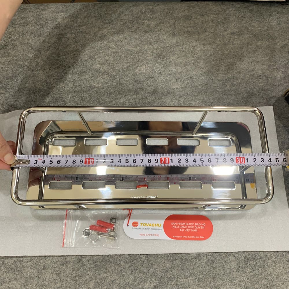 Kệ inox tấm dài đơn inox 304 Tovashu TD1